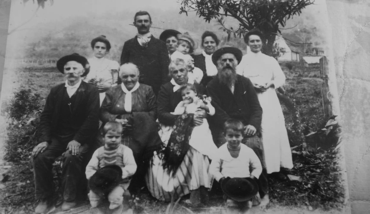 Retrato antigo da família Depiné