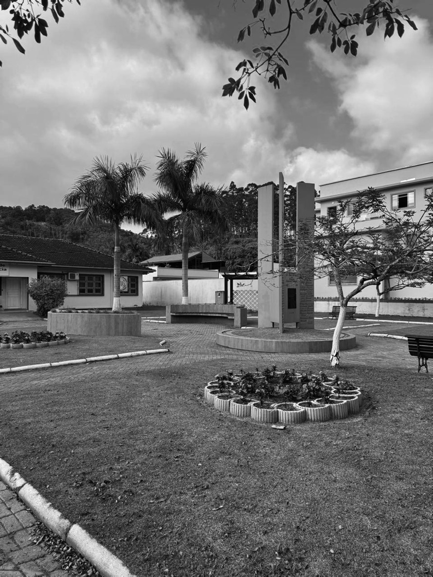Praça dos Imigrantes, em Rodeio (SC)